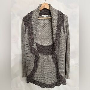 CAbi knit open cardigan sweater size XS